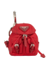 Prada Mini Backpack Charm, front view